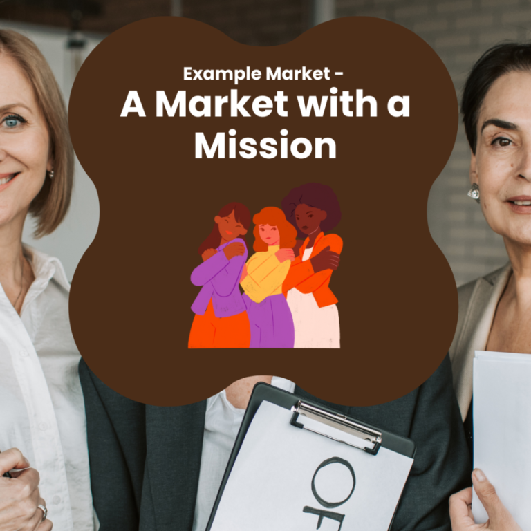 This is an Example Market - A Market with a Mission - Market Gallery Image